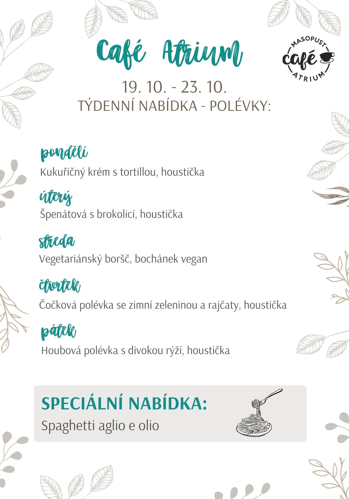 Na Tisk a sítě Café Atrium 4 1
